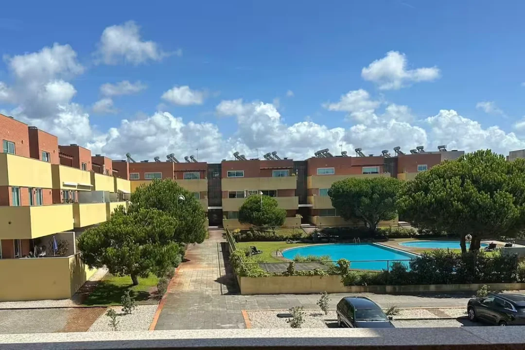 Vista da varanda do alojamento Aurora do Furadouro II Vista da varanda do alojamento Aurora do Furadouro II